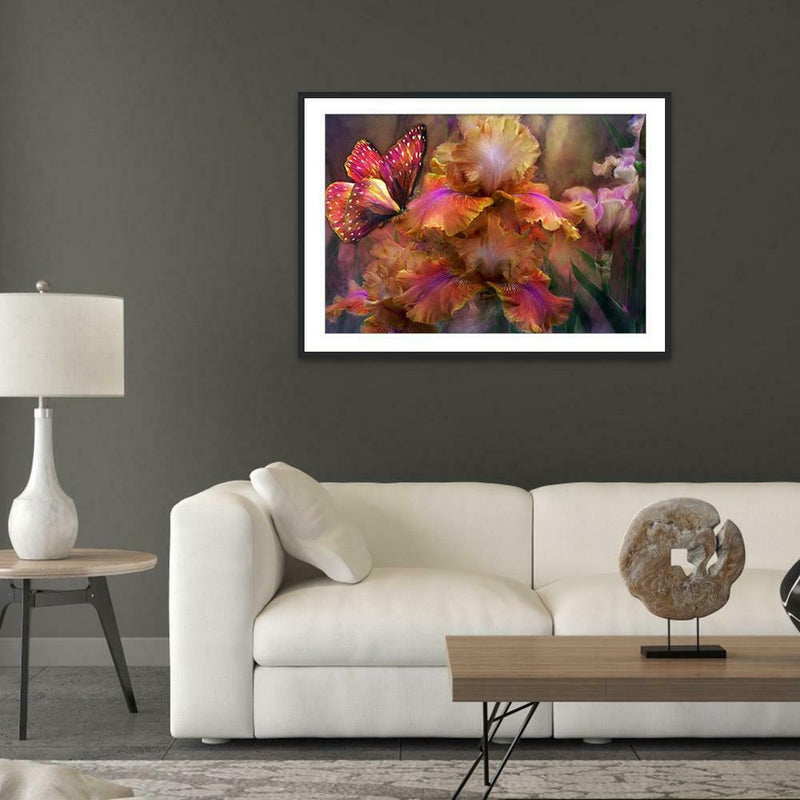 5D DIY Full Drill Diamond Painting Flower Embroidery Mosaic Craft Kit Decor