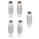 5xFemale to Female RCA Connector Joiner Coupler Component 30mm/1.18inch