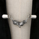 Novelty Unisex Cardigan Sweater Clip Cloak Clasp Blouse Collar Brooch Chain