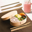 Travel Flatware Bamboo Set Reusable Portable Cutlery Tableware set Campi%!