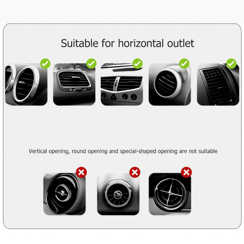 Universal Car Phone Holder Stand Bracket Leather Gravity Air Vent Stand