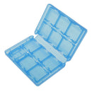 28 in 1 Protective Game SD TF Card Storage Case Box for Nintendo 3DS Blue