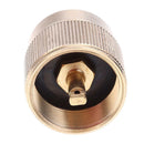 Copper LPG Adapter Camping Propane Mini Tank Input Lindal Valve Output Connector