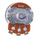 5PCS Switch Carbon Potentiometer WH138-1 B50K Ohm Single Linear With Swit,nJ Cy