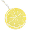 1x 20LEDs Lemon Shape Fairy String Lights Warm White Strip Light Home Decorat BX