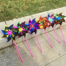 Pack of 100 Pieces DIY Sequins Windmill Wind Whirligig Children Outdoor Beach