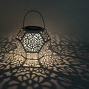 Outdoor Lighting Solar Powered Diamond Waterproof LED Hanging Garden Light Lamp