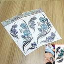 2 Sheet Sexy Butterfly Flower Temporary Waterproof Tattoos Stickers Bod CSU