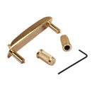 Metal 6-strings Electric Guitars Bridge Tailpiece with L Shaped Wrench & Lock