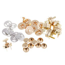 20 Pairs 18mm Leather Sewing Craft Magnetic Snap Fasteners Clasps Buttons