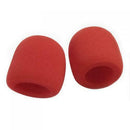 2pcs Red Microphone Foam Pop Cover Audio Mic Shield New