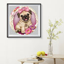 5D DIY Full Drill Diamond Painting Dog Cross Stitch Mosaic Craft Kit Decor
