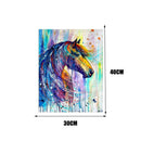 2020 Partial Diamond Painting DIY Painted Horse Full Diamonds Cross Drill U2F3