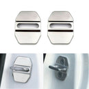 4Pcs Stainless Steel Door Lock Protection Cover Door Lock Lock Cover for Me