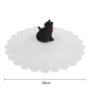 Cute Cat Silicone Cup Cover Dustproof Leakproof Tea Coffee Sealed Lids Cap