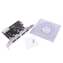4 port USB 3.0 PCI-e expansion card PCI express PCIe USB 3.0 hub adapter Z-ME