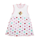 Baby Summer Dresses Girls O-Neck Sleeveless Cute Flowers Cotton Mini Dress