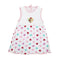 Baby Summer Dresses Girls O-Neck Sleeveless Cute Flowers Cotton Mini Dress