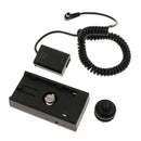 NP-FW50 Dummy Battery DC Coupler with Battery Plate For Sony F970, F960, F770,