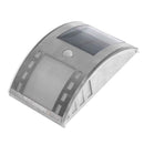 3LED 50LM Outdoor Solar PIR Motion Sensor Light Metal Wall Garden Lamp