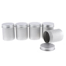 5Pcs Empty Containers with Screw Top for Cosmetics Spices Salves Beads 80ml