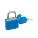 Travel Mini Padlock with 2 Keys for Luggage Suitcase Bag 22 x 34mm Dark Blue