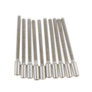 10 Pieces Stem Extensions Extenders Watch Repair for Stems 0.9mm Thread