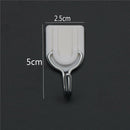 6x Bathroom Door Hooks Wall Hanger Hats Bag Key Adhesive Plastic Coat Hooks Hot