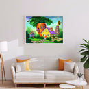 Diamond Painting Carrot House Full Round Rhinestone Picture DIY Set 40x30cm