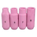 16pcs TIG Welding Machine Torch Stubby Gas Lens Kit Cup Collet Body Nozzle