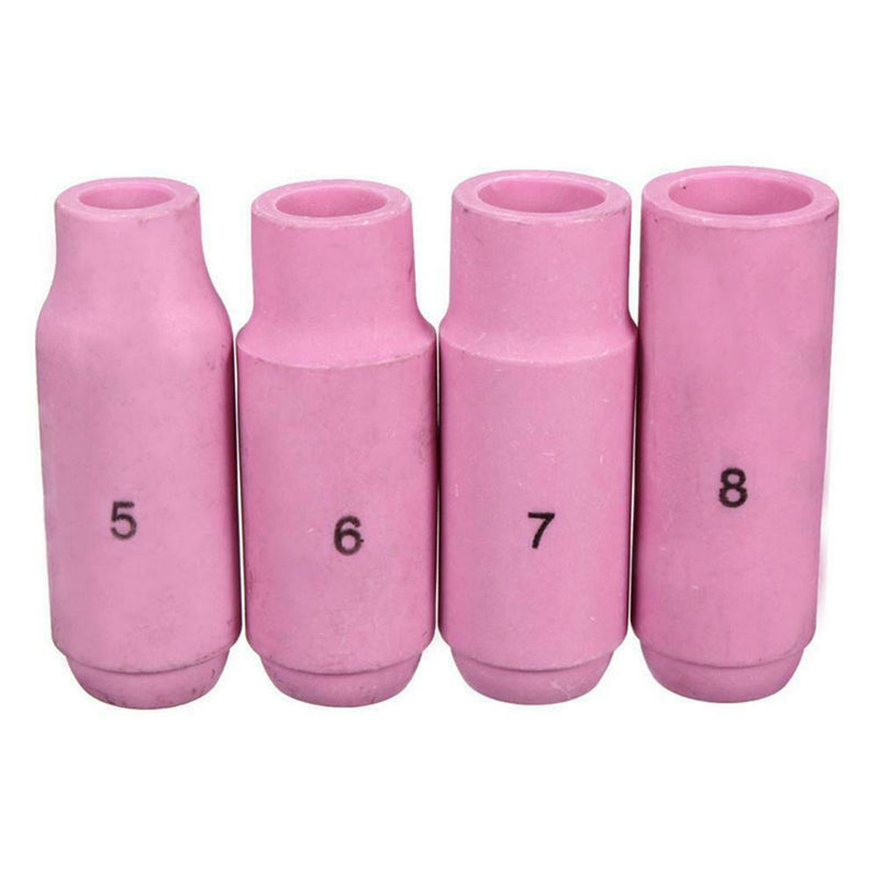 16pcs TIG Welding Machine Torch Stubby Gas Lens Kit Cup Collet Body Nozzle