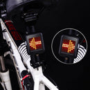 USB Rechargeable Bike Tail Light,80 Lumens 64 LED Light Beads Bicycle Turn