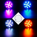 Upgraded 2x12-LED 3.9inch Submersible Led Lights, RGB Waterproof Battery Po T8C6