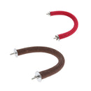 Bird Perch Nature Wood Stand for Small Medium Large Parrots - 2 Pcs Different