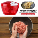 Manual Food Chopper Fruit Vegetable Cutter Meat Grater Nuts Grinder Mincer