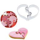 Love Puzzle Cookie Cutter Stainless Steel Wedding Fondant DIY Pastry Baking MBX