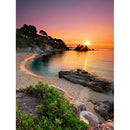 5D DIY Full Drill Diamond Painting Easeful Seaside Cross Stitch (B353) A