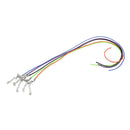 30 x Jewelry Silk Ribbon Necklace Wire Wax Rope Necklace Cord + Closure Col