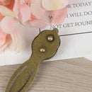 Dried flower design retro metal bookmark document book mark statione random. FT