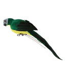 3Pcs Artificial Simulation Foam Bird, Feathered Macaw Parrot Ornaments DIY Craft