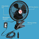 12V Vehicle Portable Fan Adjustable Car Truck Easy Attachment Cooling Clip  X6O1