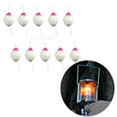 10pcs White Gas Lantern Mantles Kerosene Lamp Mantle Camping Accessories