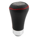 5 Speed Universal Black Leather Stitcher Manual Car Gear Stick Shift Knob S