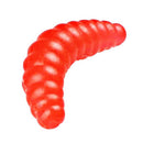 100pcs/lot 4 Colors Maggot Grub Worm Silicon Soft Worm Fishing Baits Pike F W4B7