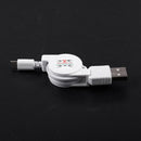 Mirco-USB A to USB 2.0 B Male Retractable Cable Data Sync Charger For Andro