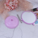Makeup Mirror 2 Side Cosmetic Rotate Stand Table Plastic Dresser  Mirror J â„–[