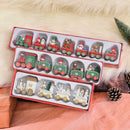 Mini Wood Christmas Train Children\'s toys for holiday decorations