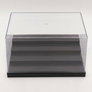Anti-dust Arcylic 4-Step Display Case, Flat Glossy Base, Stackable Design, for