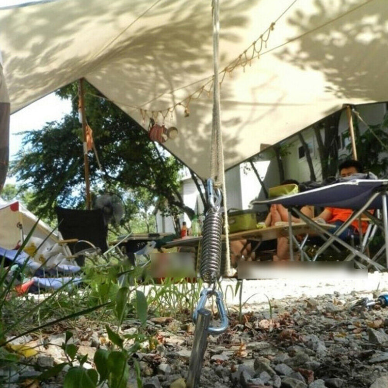 Tent Fixed Stretching Wear Resistant Wind Proof Plating Spring Rope Buckle