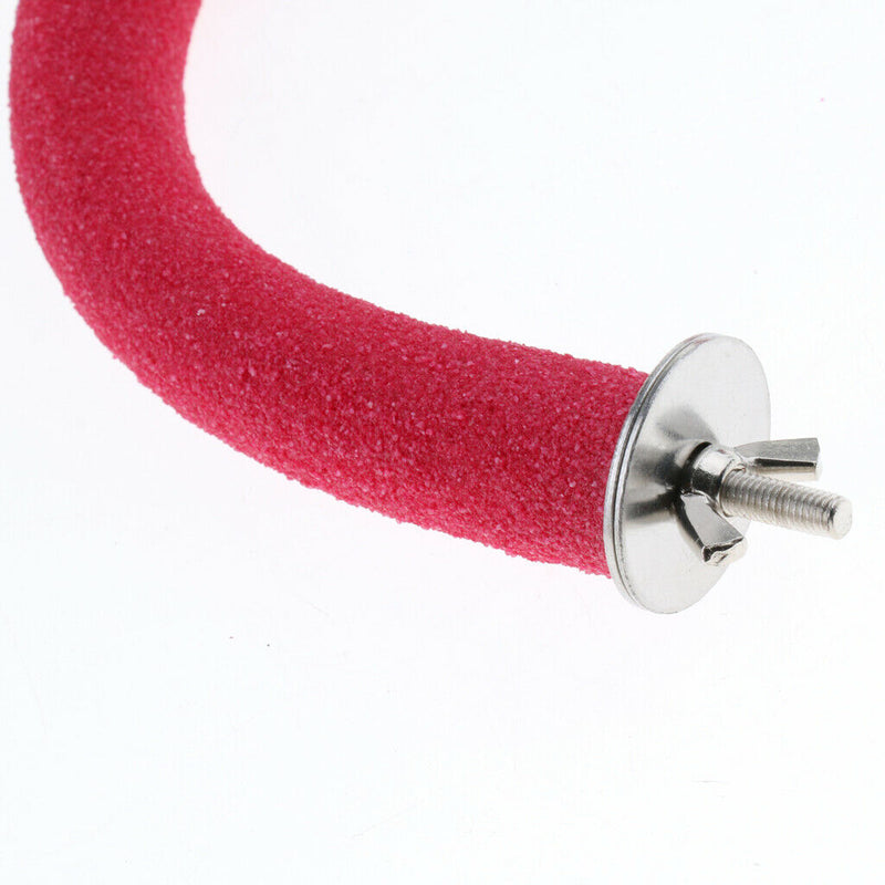 Bird Perch Nature Wood Stand for Small Medium Large Parrots - 2 Pcs Different